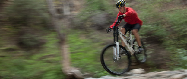 Extreme mountain biking and other outdoor activities can help keep Scouts in the program longer. (Photo by Roy Jansen)